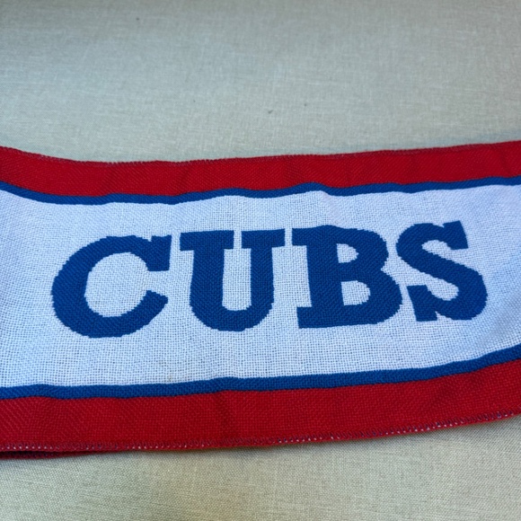 Vintage Chicago Cubs Old Style Advertising Scarf - Picture 7 of 10